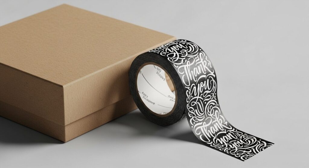 便利なデザイン柄 Thank you
