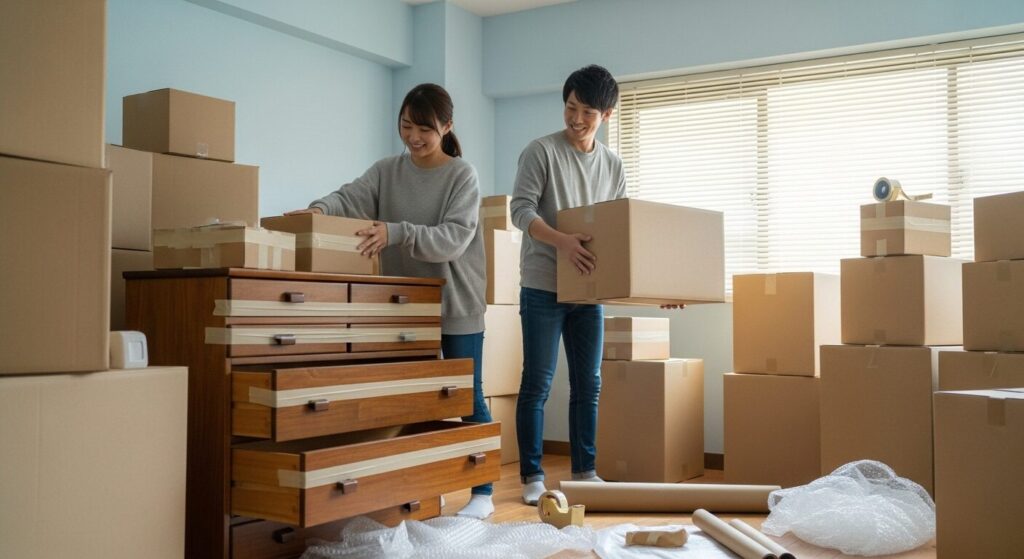 引っ越しや荷造りでの使い方