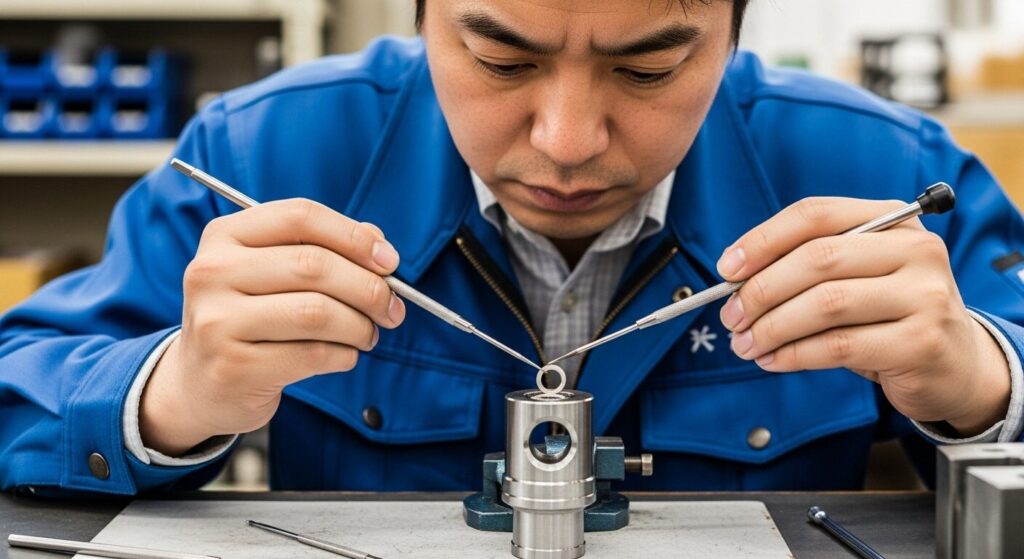 工具が入らない穴なし内径タイプの攻略法