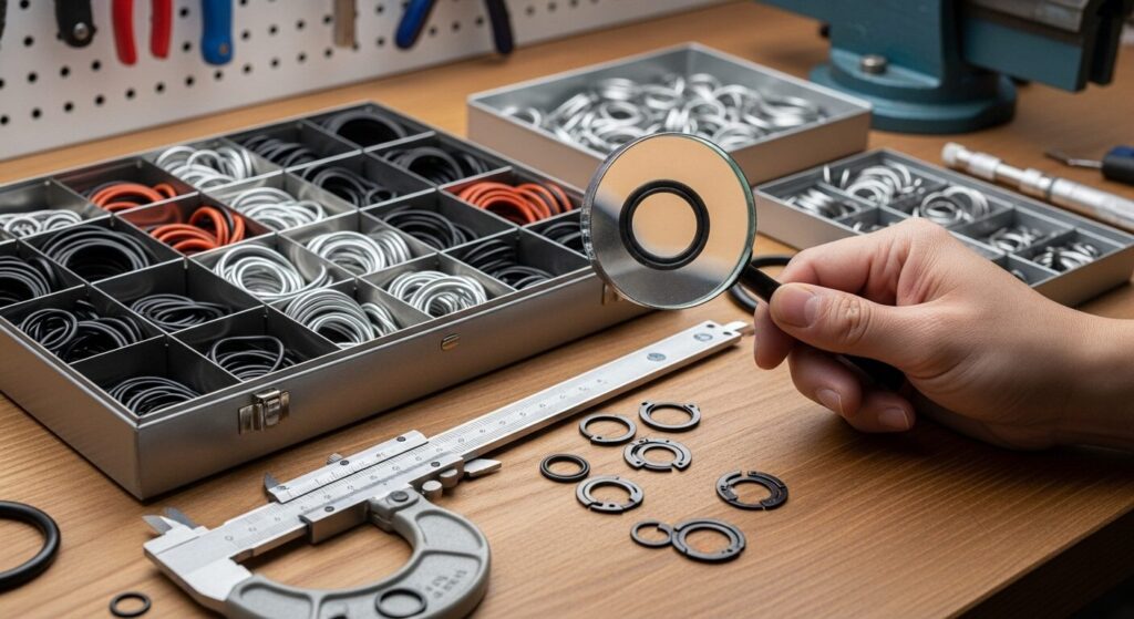 Cリングの外し方は穴なしでも種類特定が重要