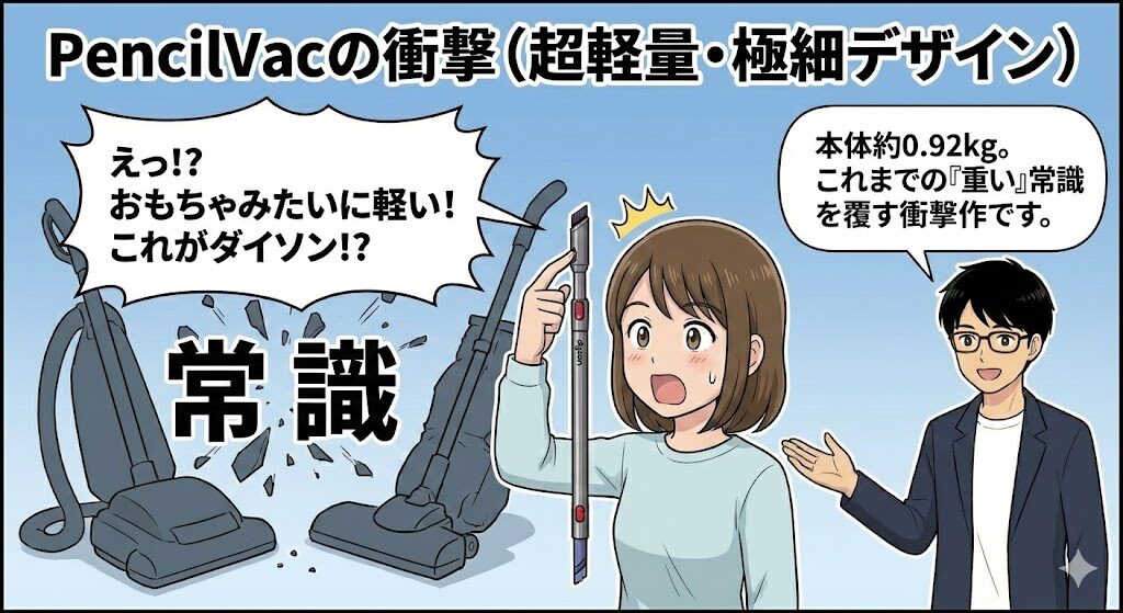 【2025年最新】「軽さ」の常識が変わった？PencilVacの衝撃