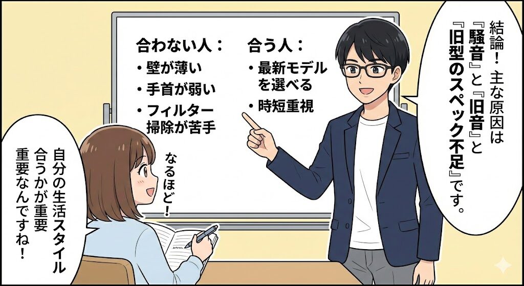 結論：買ってはいけない 掃除機シャークの特徴とは？
