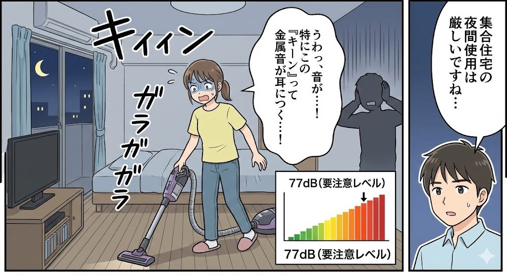 【実機検証】Sharkの音はうるさい？夜間の使用感を試してみた