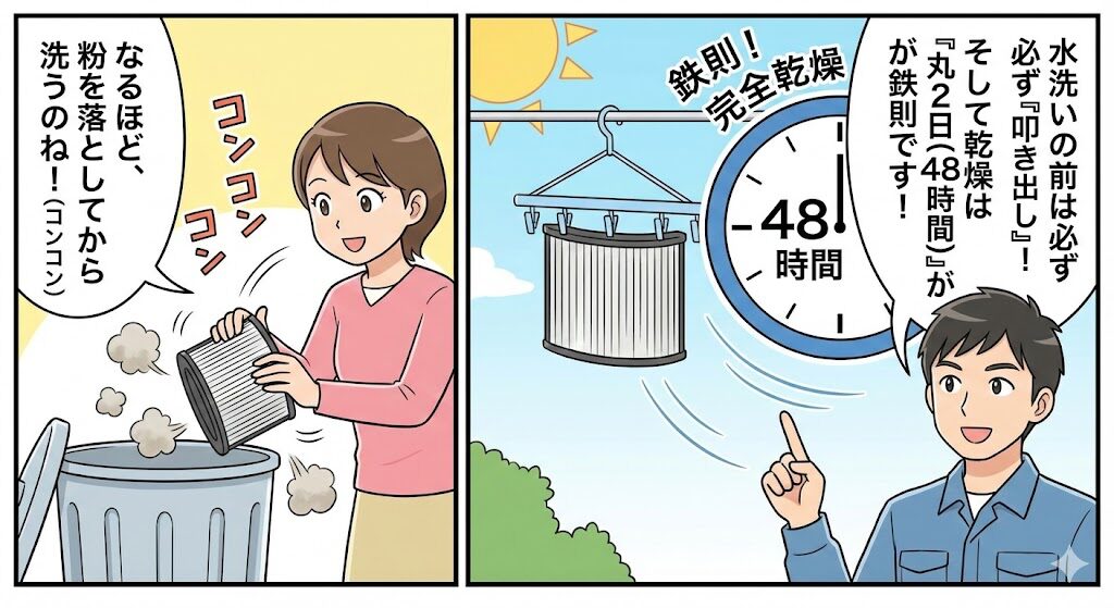 プロ推奨の「ディープクリーン」と48時間乾燥ルール