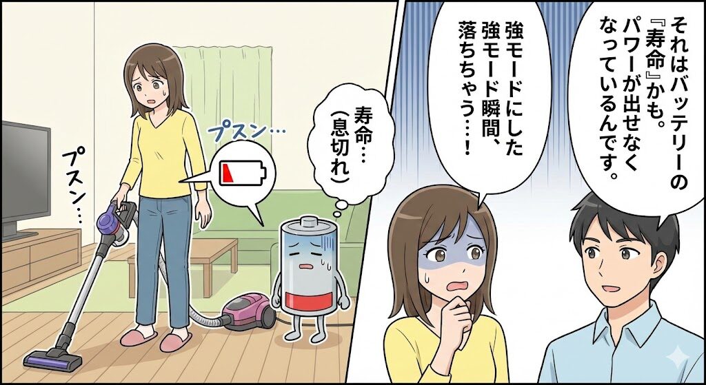 それでも直らないなら「バッテリー寿命」を疑え