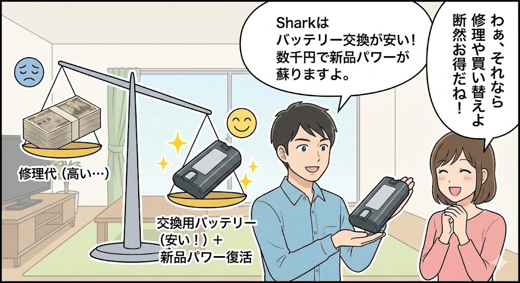 修理代は高い? 買い替えとバッテリー交換の判断基準