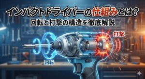 インパクトドライバーの仕組みとは？回転と打撃の構造を徹底解説