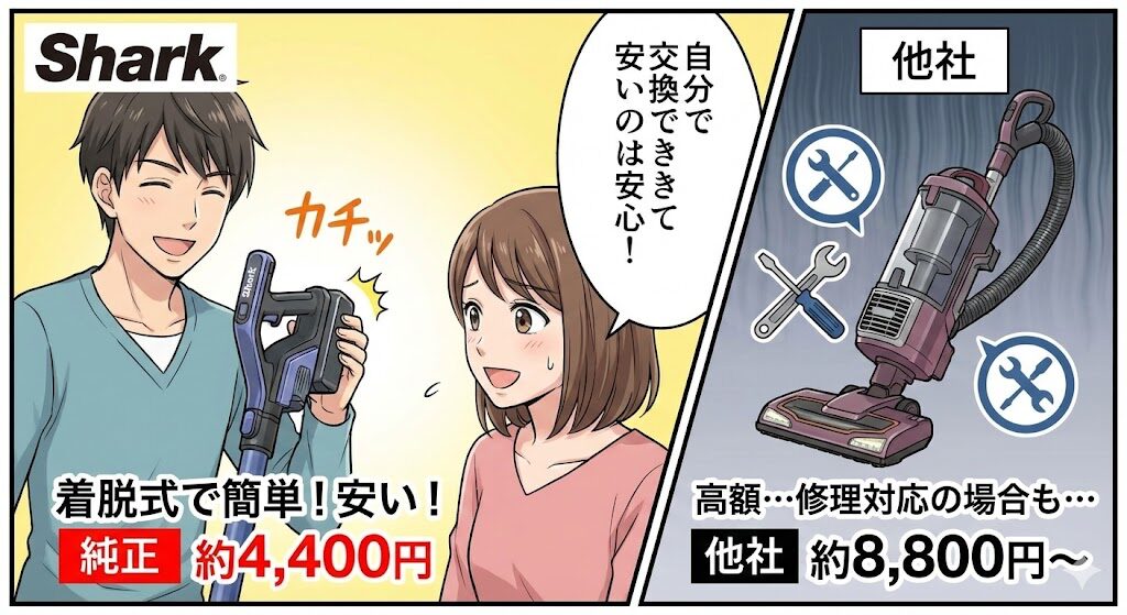 長く使うために｜バッテリー寿命と交換コストの「安心感」