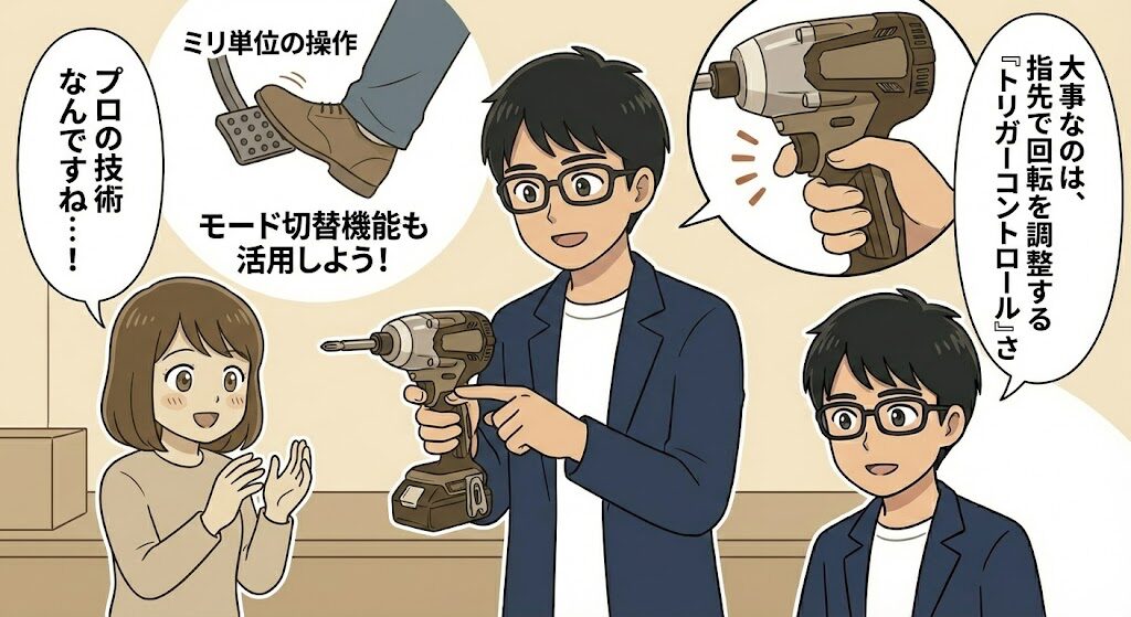 重要なのは「最大トルク」よりも「トリガーコントロール」