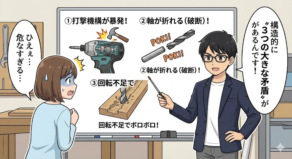 なぜ危険？インパクトドライバーが溝掘りに向かない3つの理由