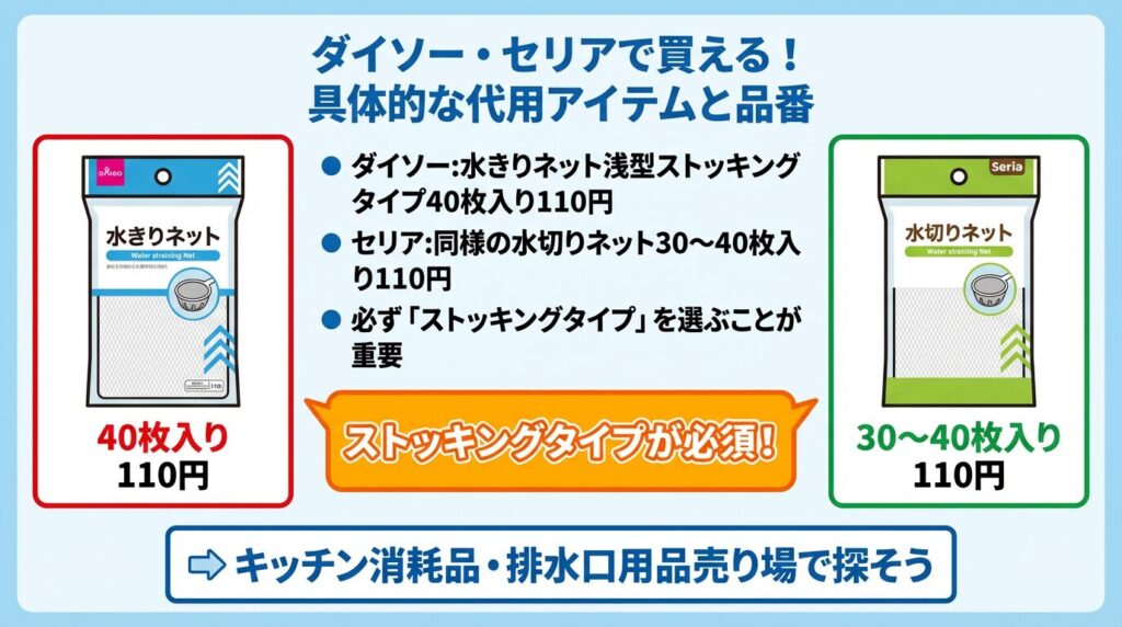 ダイソー・セリアで買える！具体的な代用アイテムと品番