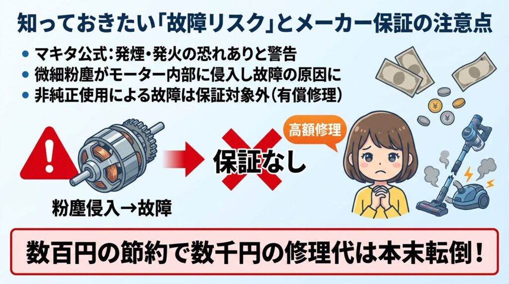 知っておきたい「故障リスク」とメーカー保証の注意点