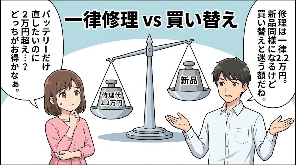 修理費用は一律2.2万円？ダイソンの公式修理サービスの現状