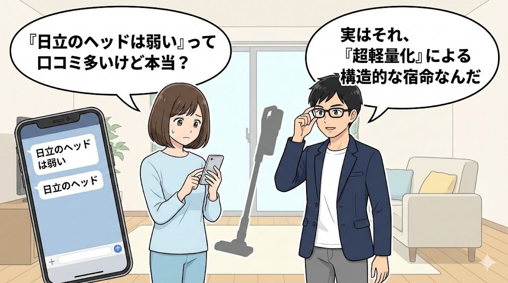 日立の掃除機ヘッドは壊れやすい?故障の原因と症状を徹底検証
