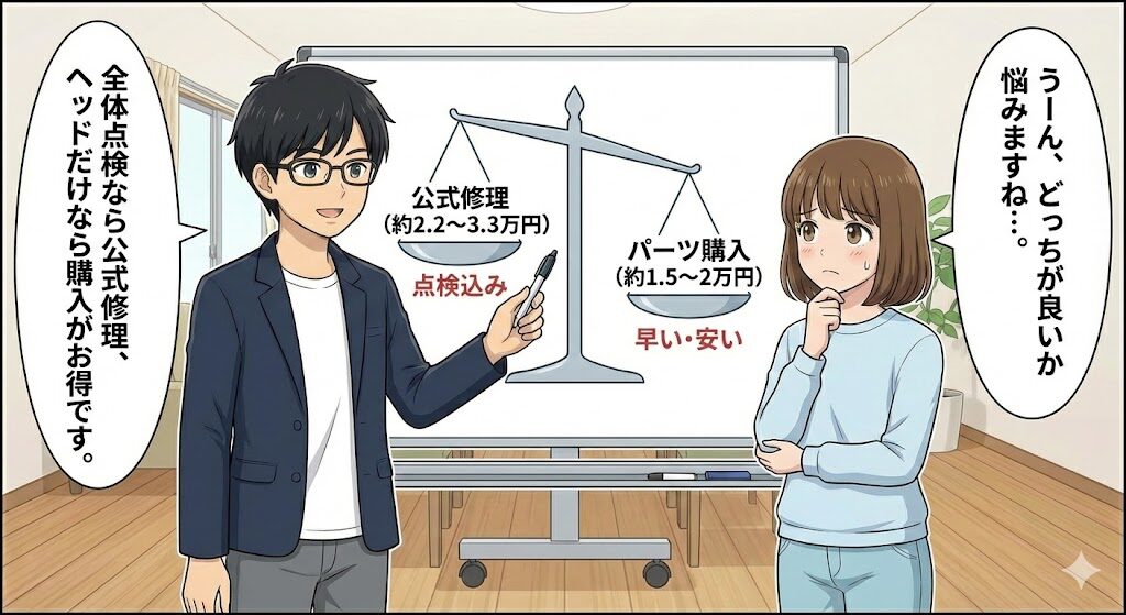 修理に出すといくらかかる？「純正部品購入 vs 公式修理」の費用比較