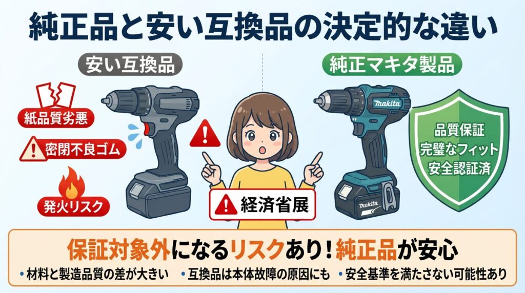 純正品」と「安い互換品」の決定的な違いとは