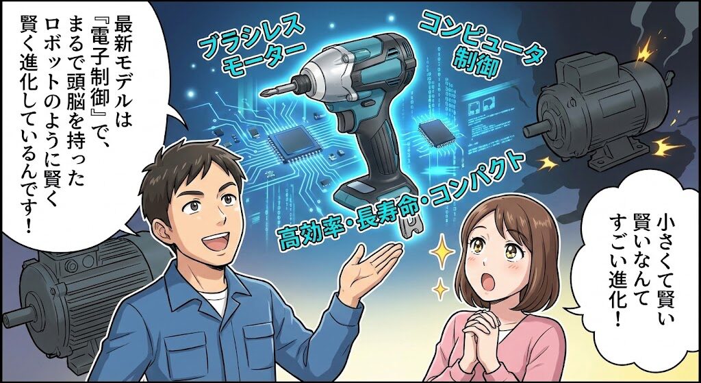 ブラシレスモーターと電子制御が変えた最新の仕組み