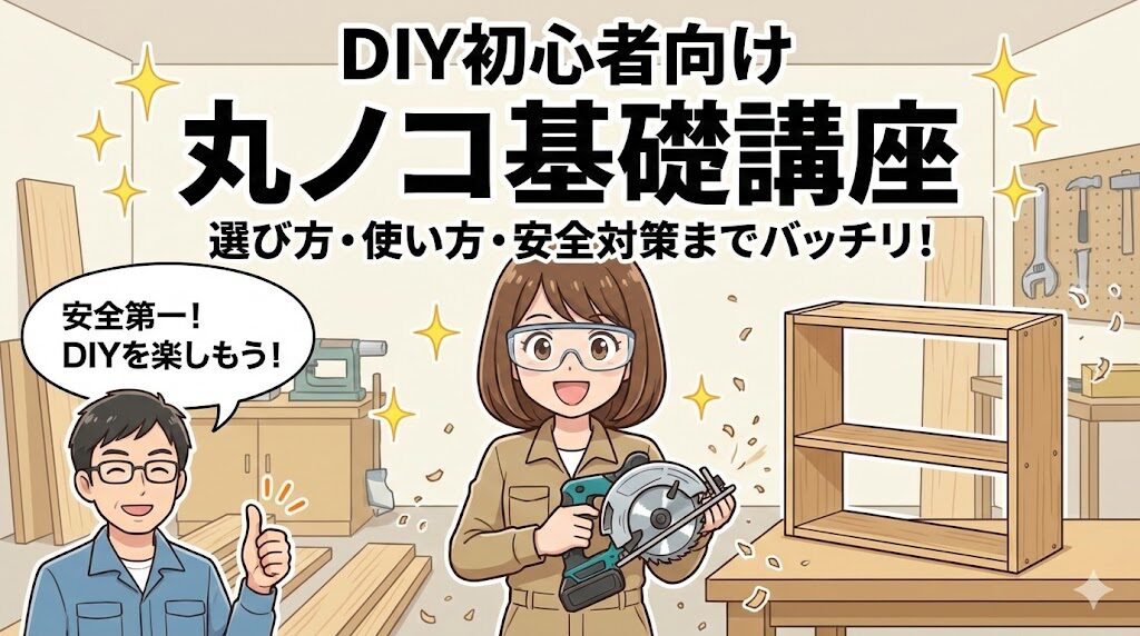 DIY初心者の丸ノコの使い方!選び方から安全な切断まで徹底解説