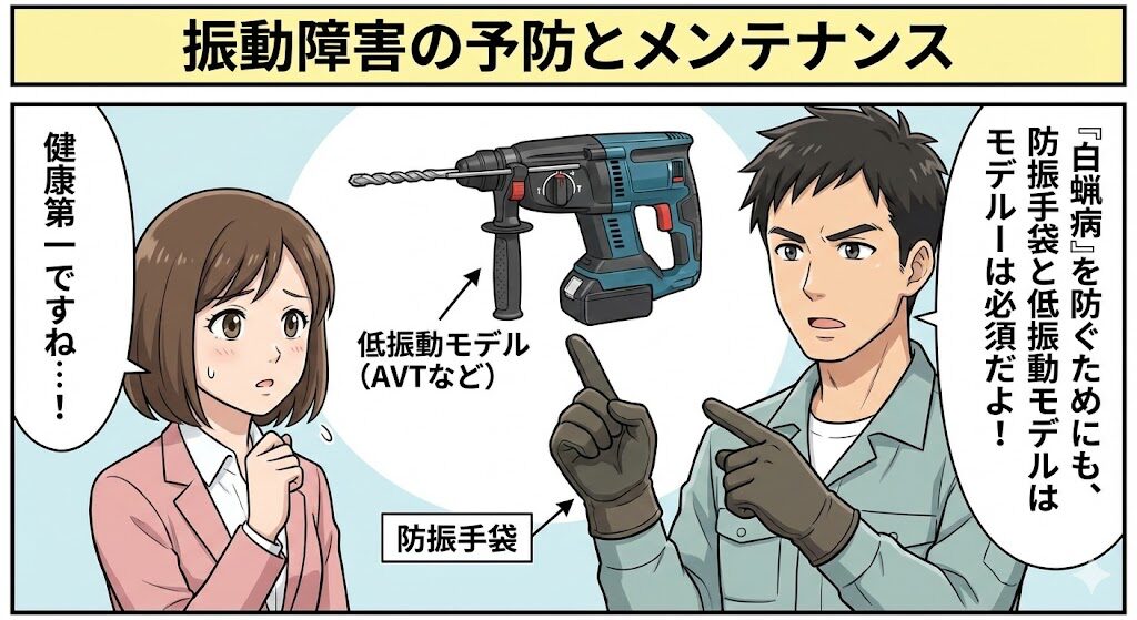 振動障害の予防とメンテナンス