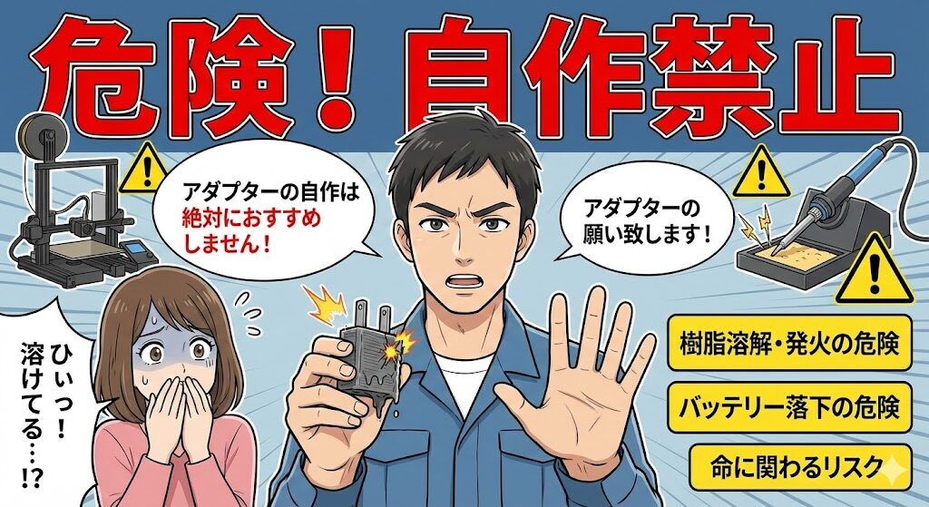 よくある質問：アダプターの自作は可能か