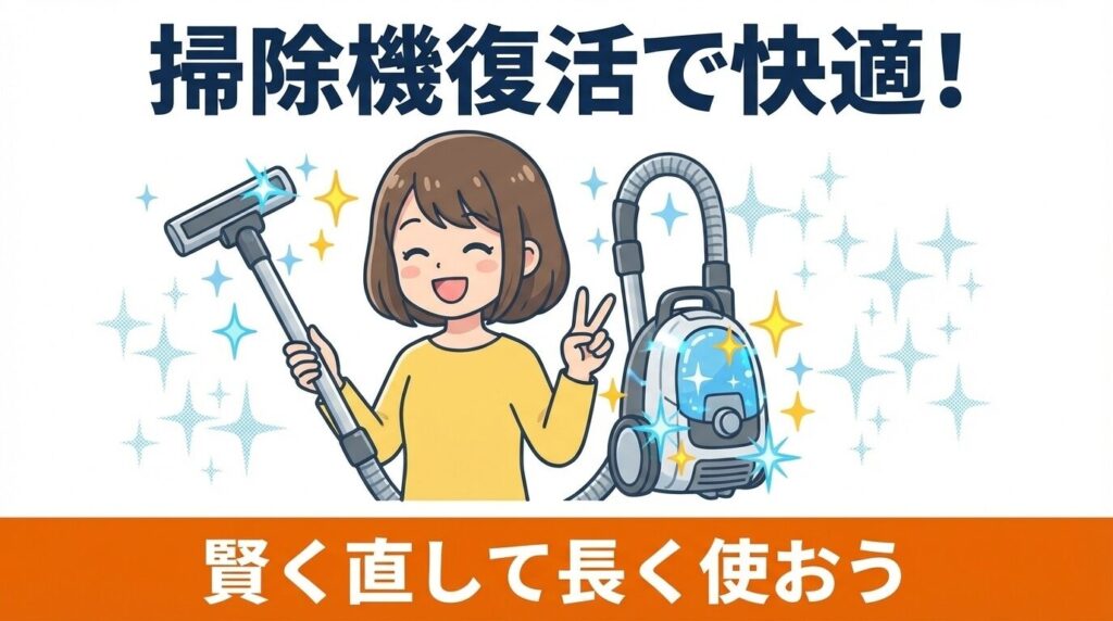 まとめ：日立掃除機はヘッド・ホース交換で快適に復活