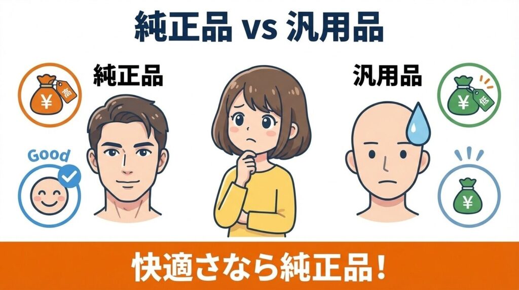 純正品は高い？汎用ヘッドを使うメリットとデメリット