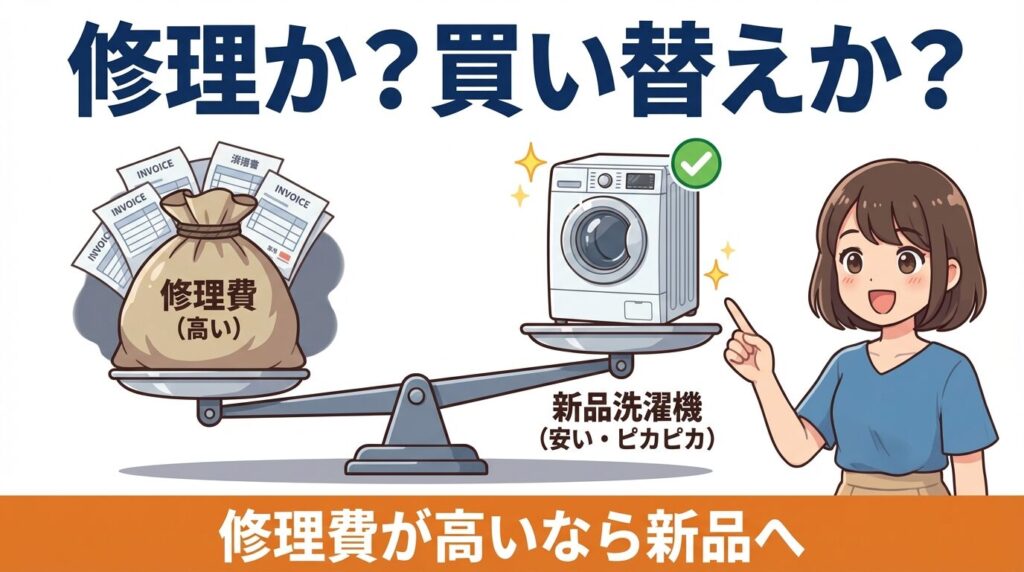 修理代が高いなら「買い替え」がお得な理由