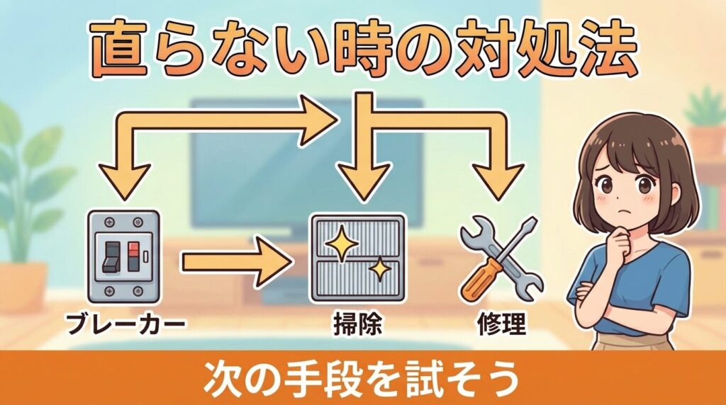パナソニック食洗機のリセット方法で直らない時の対処と修理判断