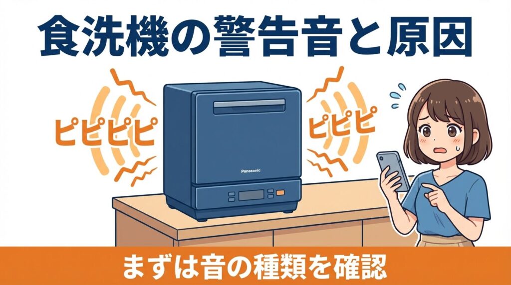 パナソニック食洗機の「ピピピピ」音の正体とランプ点滅の原因