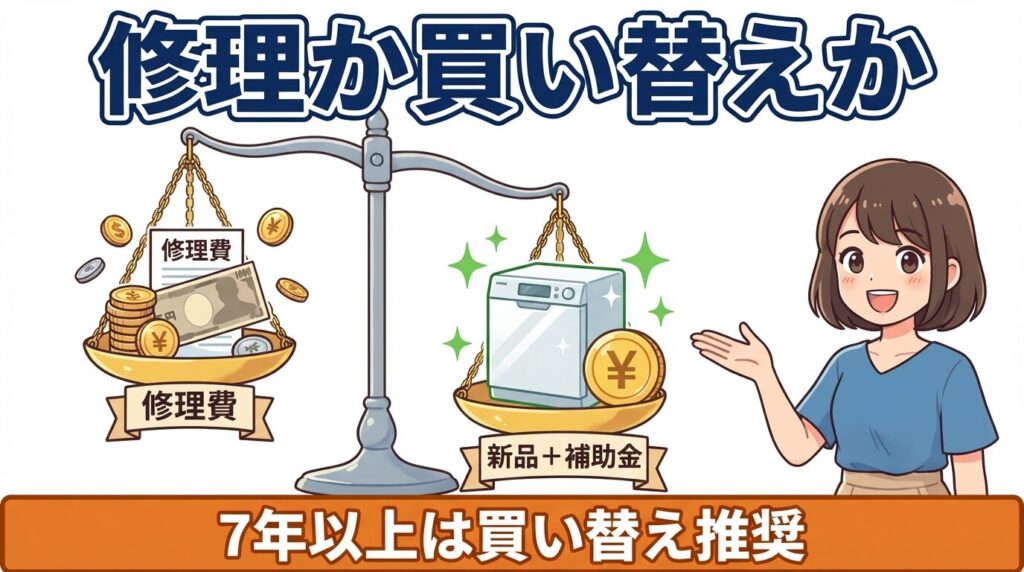 【2026年版】修理費用の目安と買い替えの損益分岐点