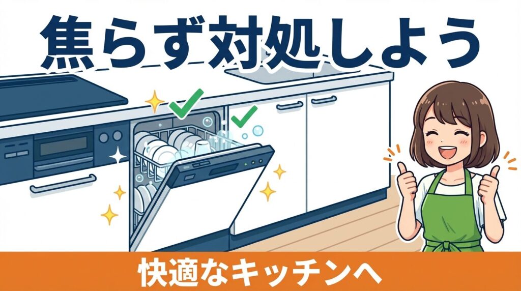まとめ：パナソニック食洗機の「ピピピピ」は焦らず対処しよう