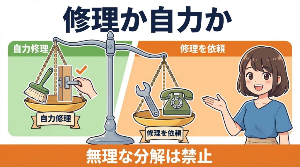 修理が必要なエラーと自分で直せるエラーの境界線