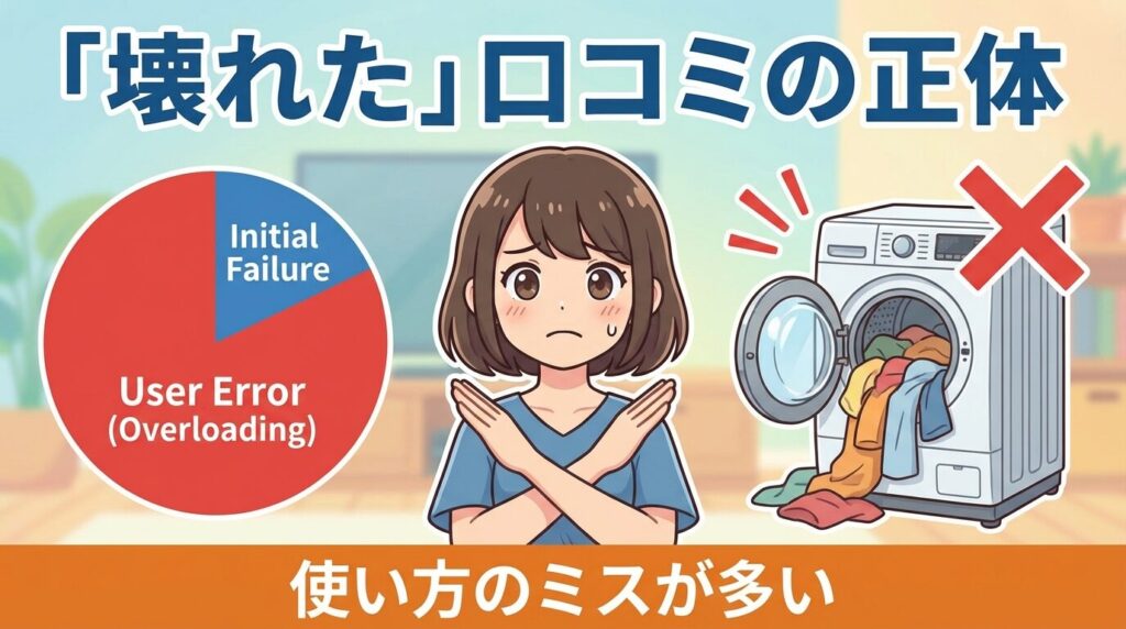 ユーザーの悲鳴？「壊れた」という口コミの共通点