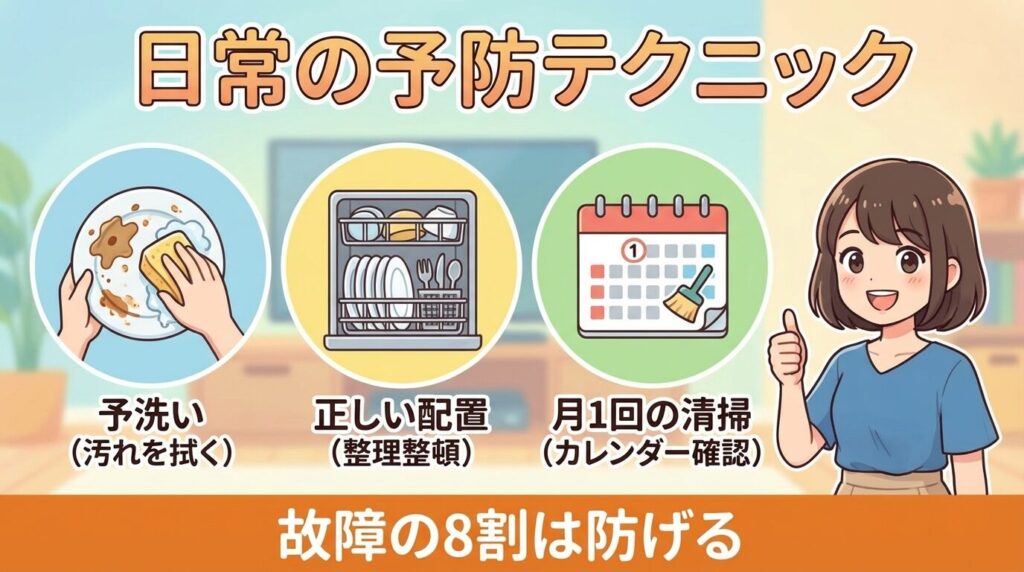 パナソニック食洗機のトラブルを予防する日常の使い方のコツ