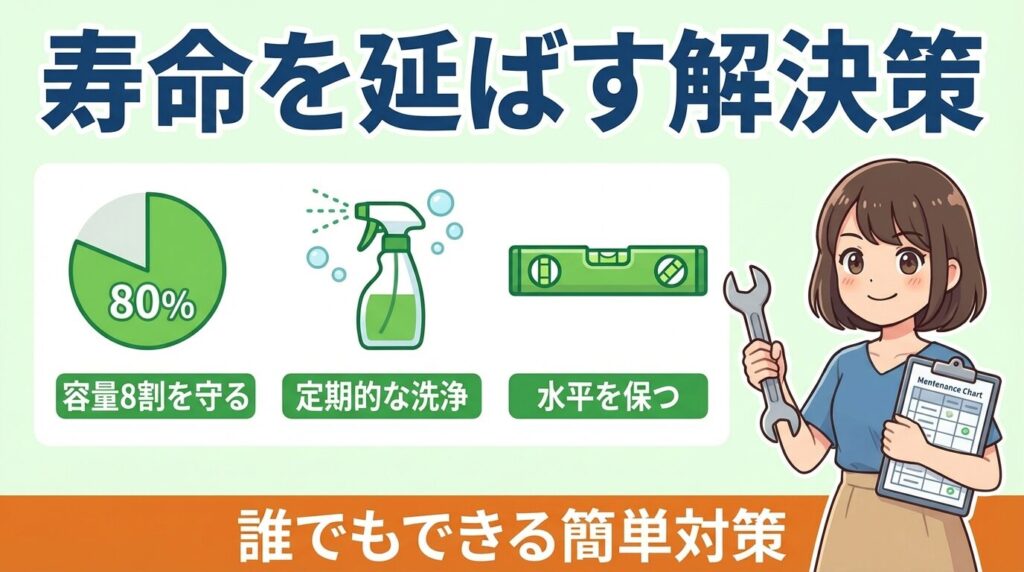 壊れやすいを防ぐ！寿命を延ばす解決策