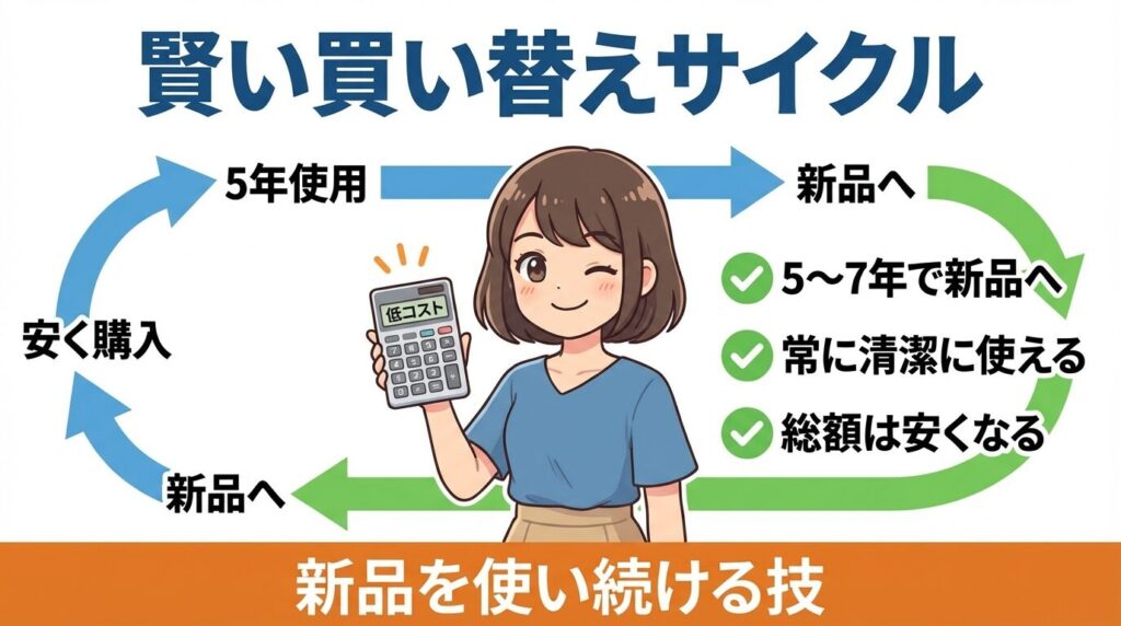 コスパを最大化する買い替えサイクル