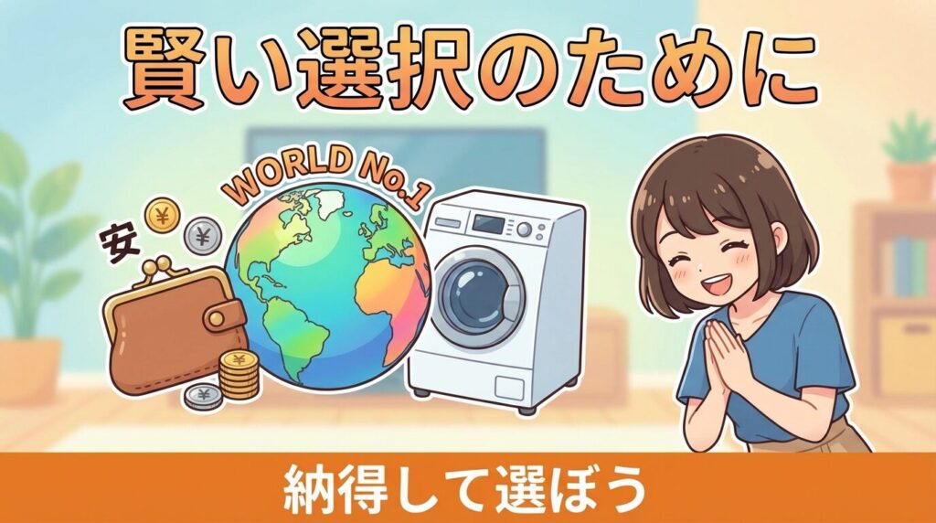 まとめ：ハイアールの洗濯機はなぜ安い？賢い選択のために