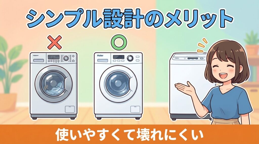 余計な機能を削ぎ落とした「シンプル設計」のメリット