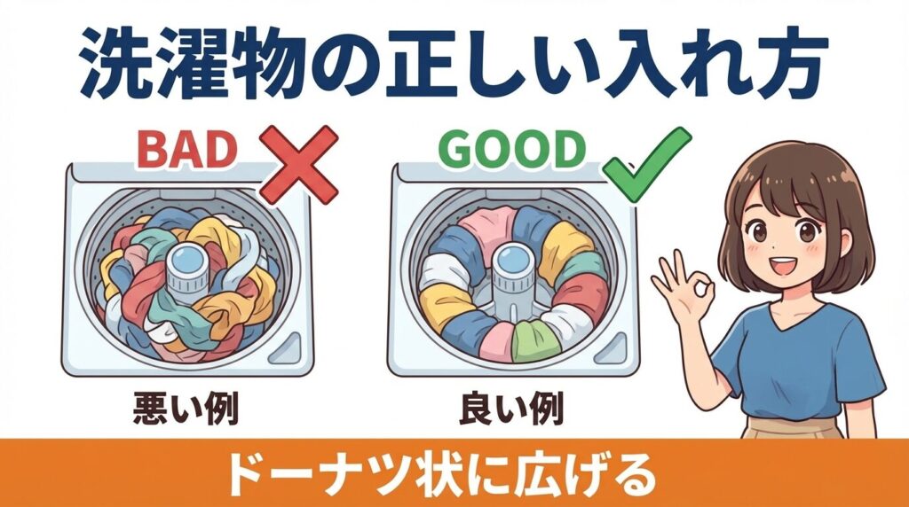 洗濯物の「偏り」を解消する正しい配置テクニック