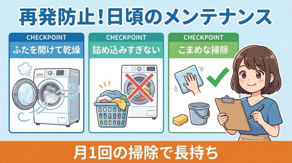 再発防止策は？日頃のメンテナンスのコツ