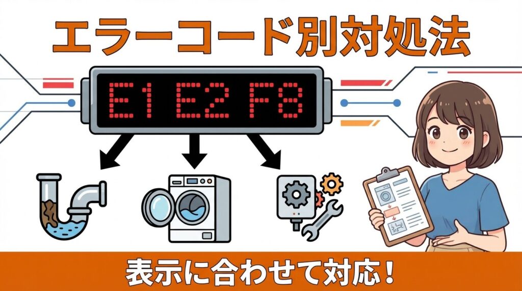 リセットで直らない時のエラーコード別対処法
