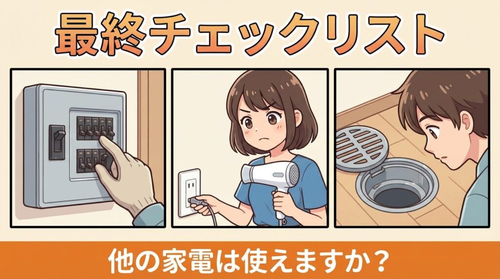 「故障」と断定する前の最終チェックリスト