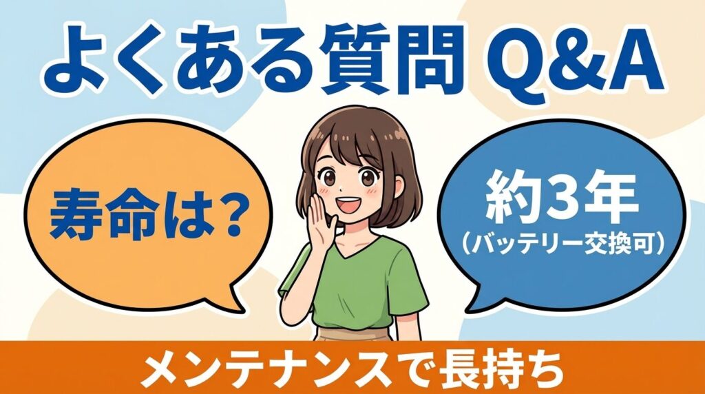 比較検討Q&A：寿命は？紙パックは？よくある質問
