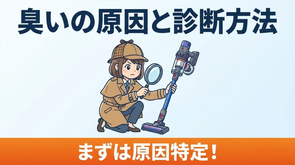 ダイソン 掃除機 フィルター 臭いの原因と「どこが臭いか」診断する方法