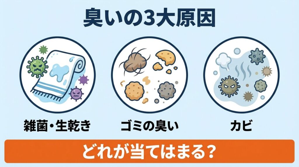 【結論】ダイソン 掃除機 フィルター 臭いは「雑菌・生乾き・吸い込んだ臭いの再放出」が主因（まず臭い元を特定）