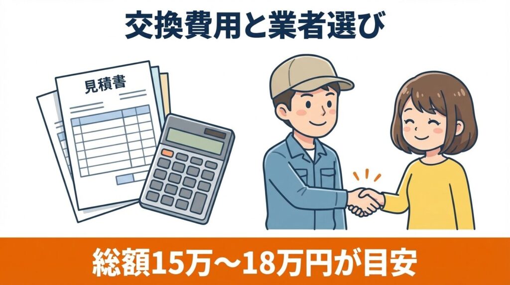 工事費込みの交換費用相場と業者の選び方