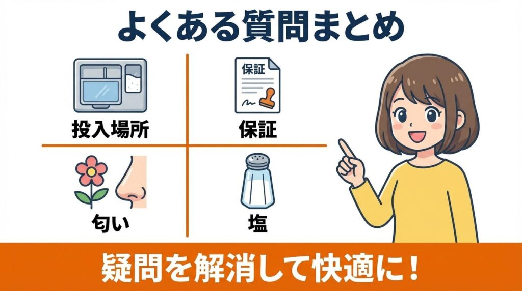 ミーレ食洗機の洗剤に関連するQ&A