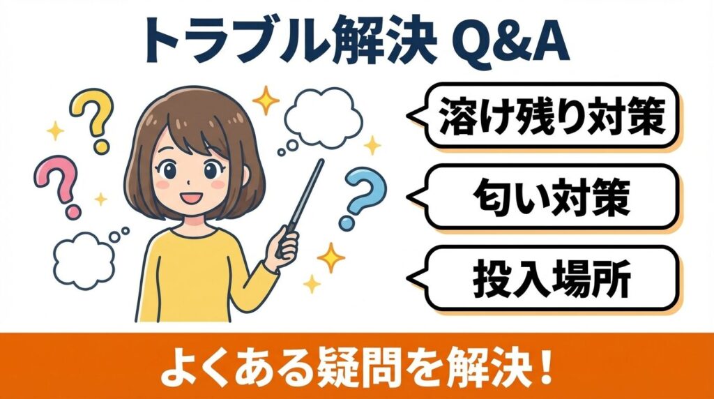 溶け残りや匂いは？ミーレ食洗機洗剤代用のQ&A