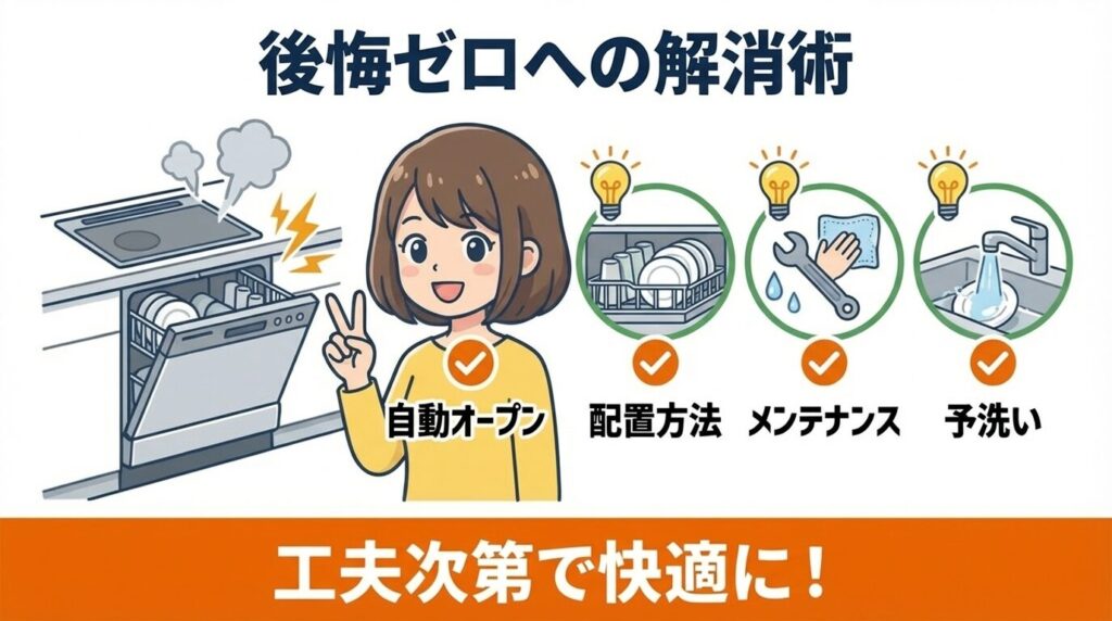 後悔ゼロへ！ミーレ食洗機のデメリット解消術