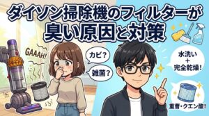 ダイソン掃除機のフィルターが臭い原因と対策
